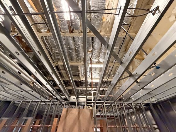 Rough-in framing and electrical work