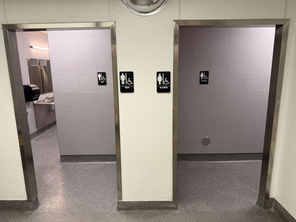Completed Costco Sunnyvale restroom interior