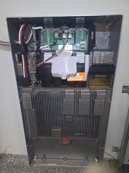 Tesla Powerwall internal control board during commissioning